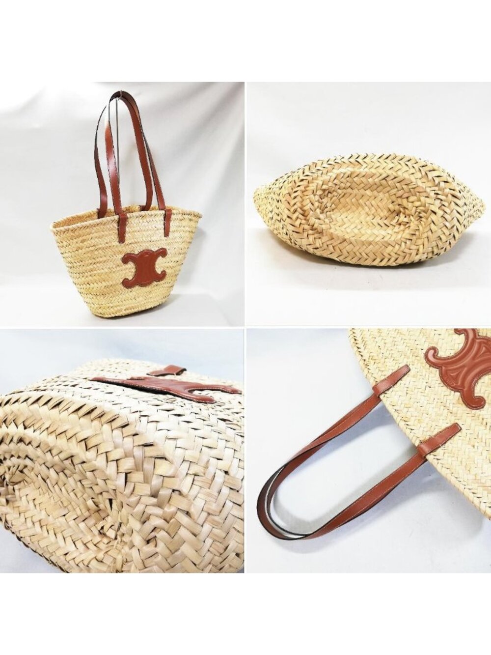 Celine Trio Raffia Tote - Picture 3 of 5